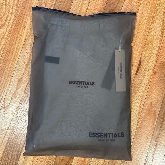 Essentials relaxed sweatpants joggers dark oatmeal SS22 - Picture 11 of 15